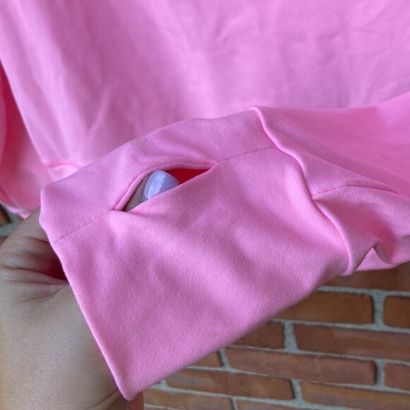Pink Long Sleeve Cowl Neck Top - Picture 5 of 5